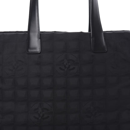 Chanel Nylon Large Travel Tote Black 8 of 10