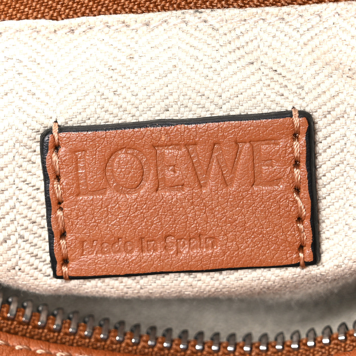 Loewe Calfskin Small Puzzle Bag Tan 6 of 11