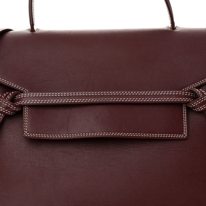 Celine Natural Calfskin Mini Belt Bag Burgundy 8 of 14