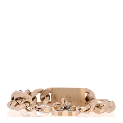 Chanel Crystal Chain CC Bracelet Gold 3 of 5