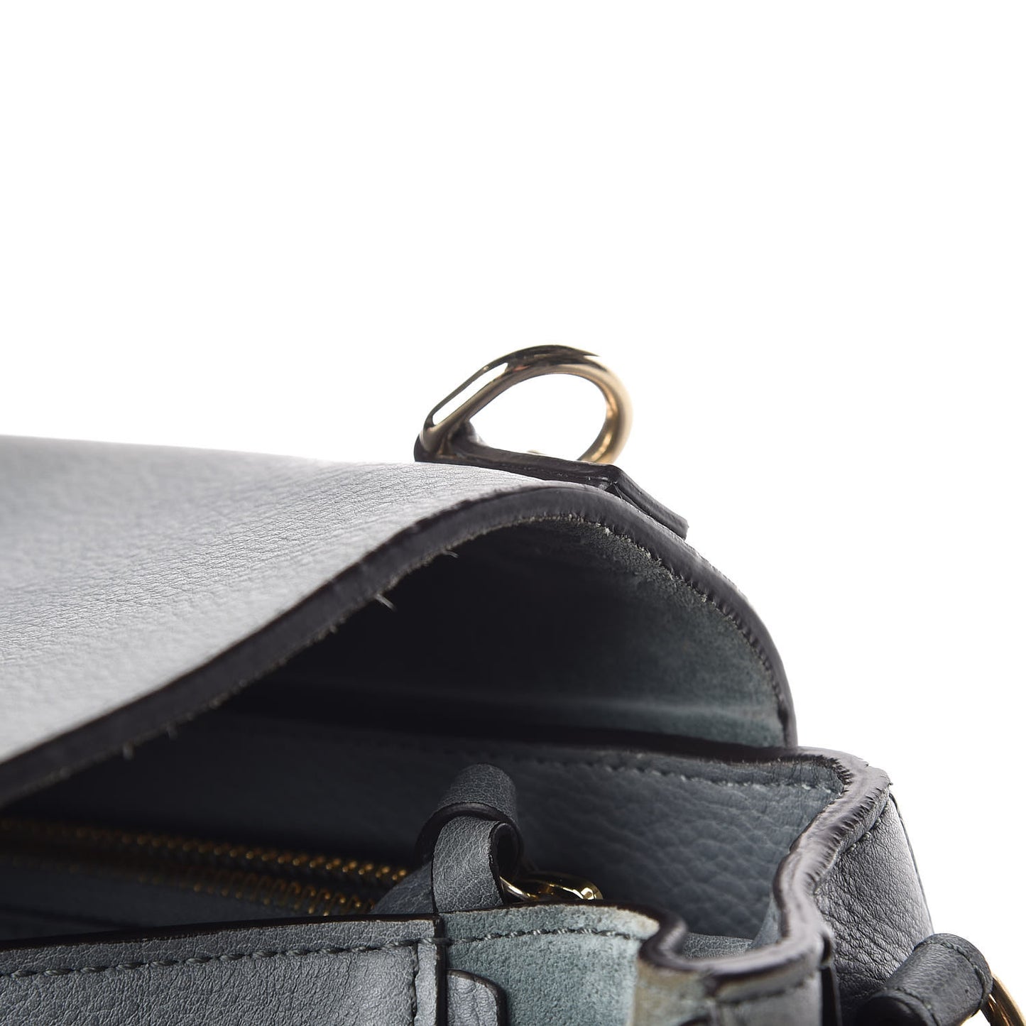 Calfskin Small Faye Day Shoulder Bag Cloudy Blue