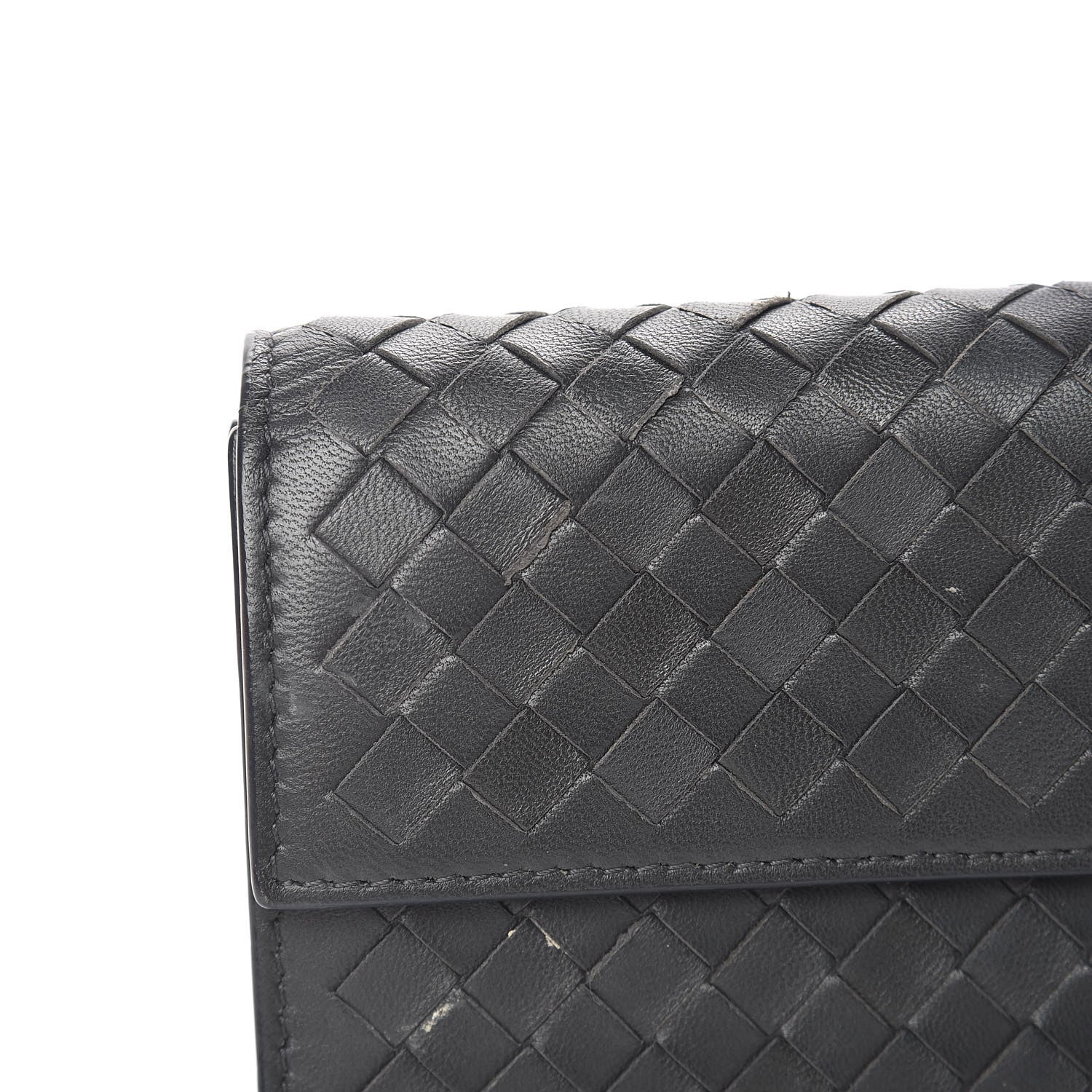 Bottega Veneta Nappa Intrecciato Continental Wallet Light Grey 9 of 13