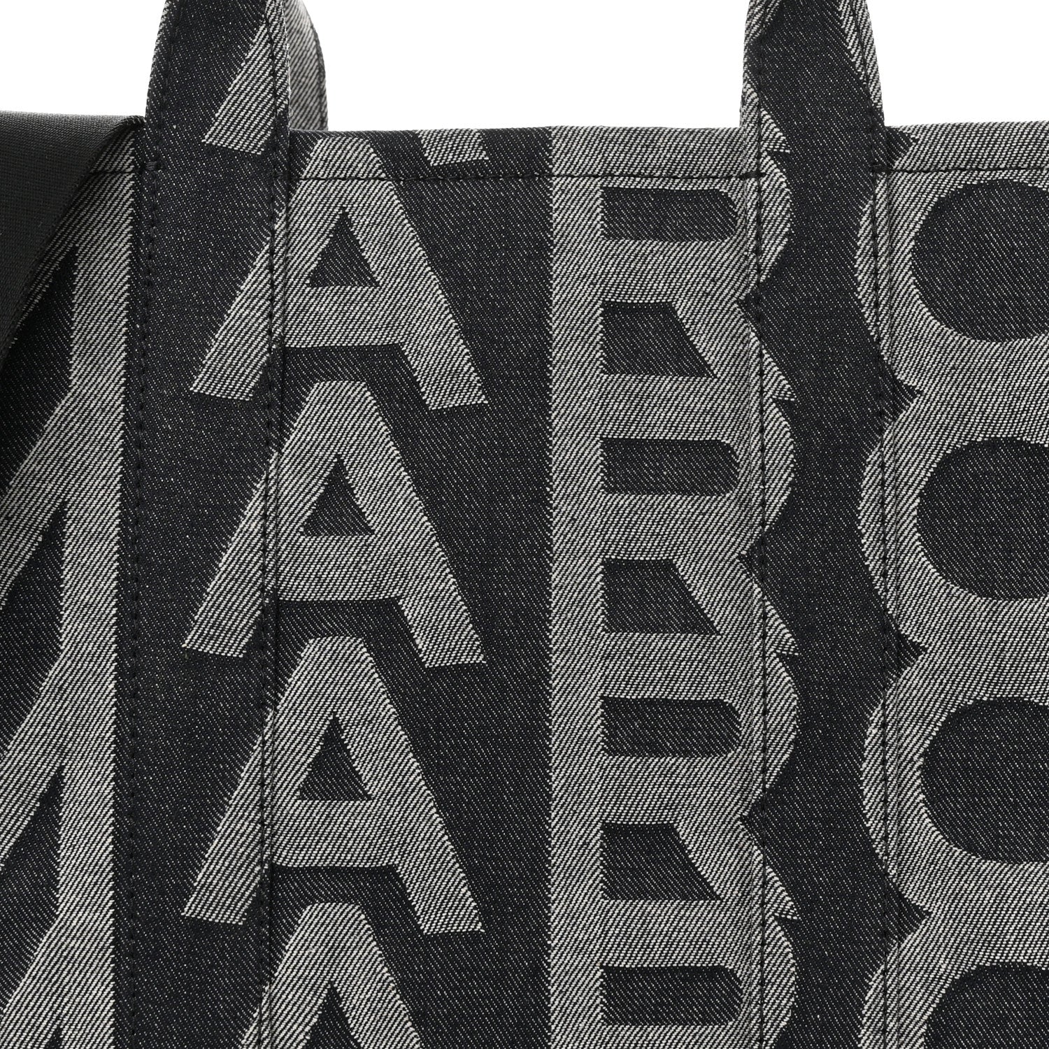 Marc Jacobs Denim Jacquard Medium The Monogram Tote Bag Denim Blue 8 of 12