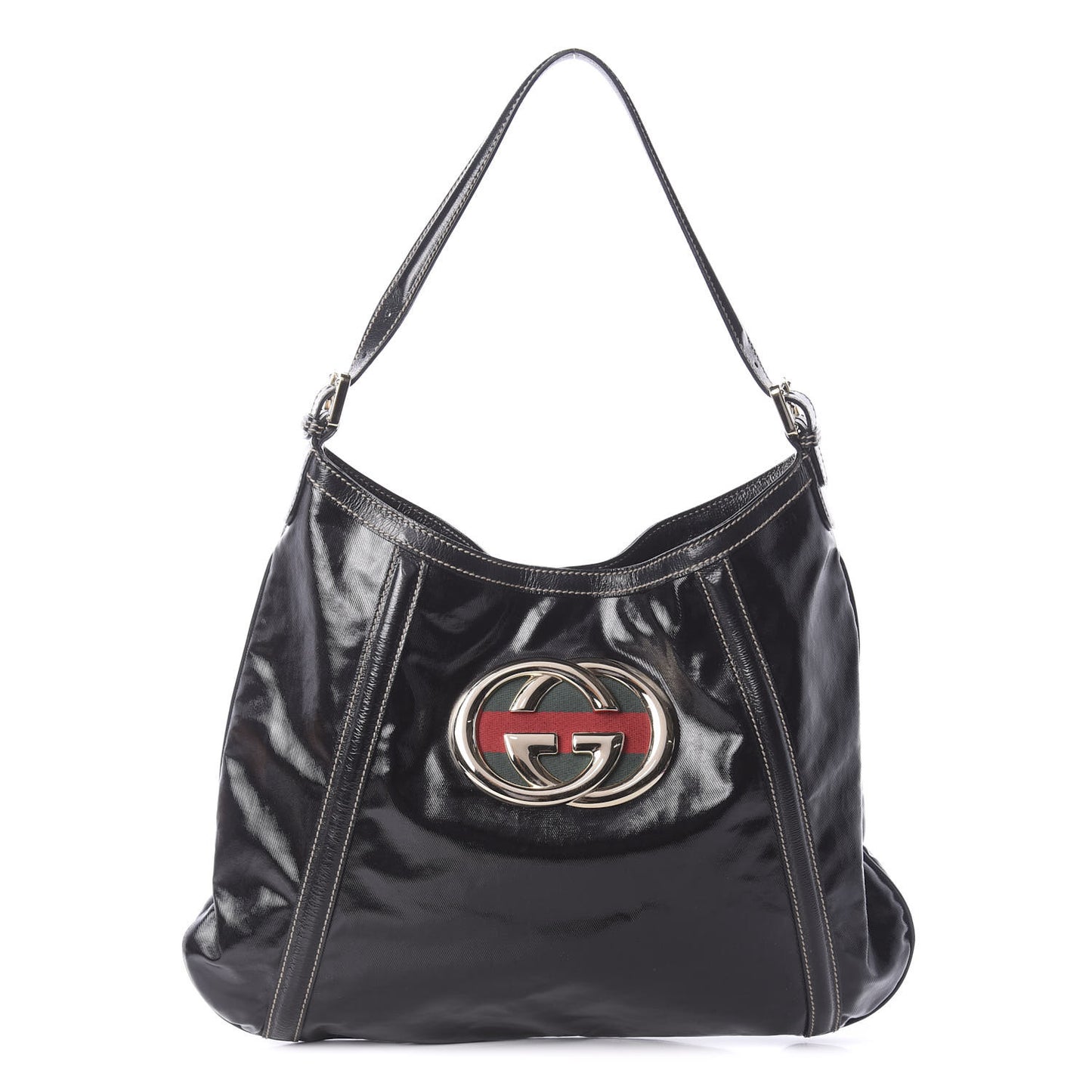 Dialux Medium Britt Shoulder Bag Black