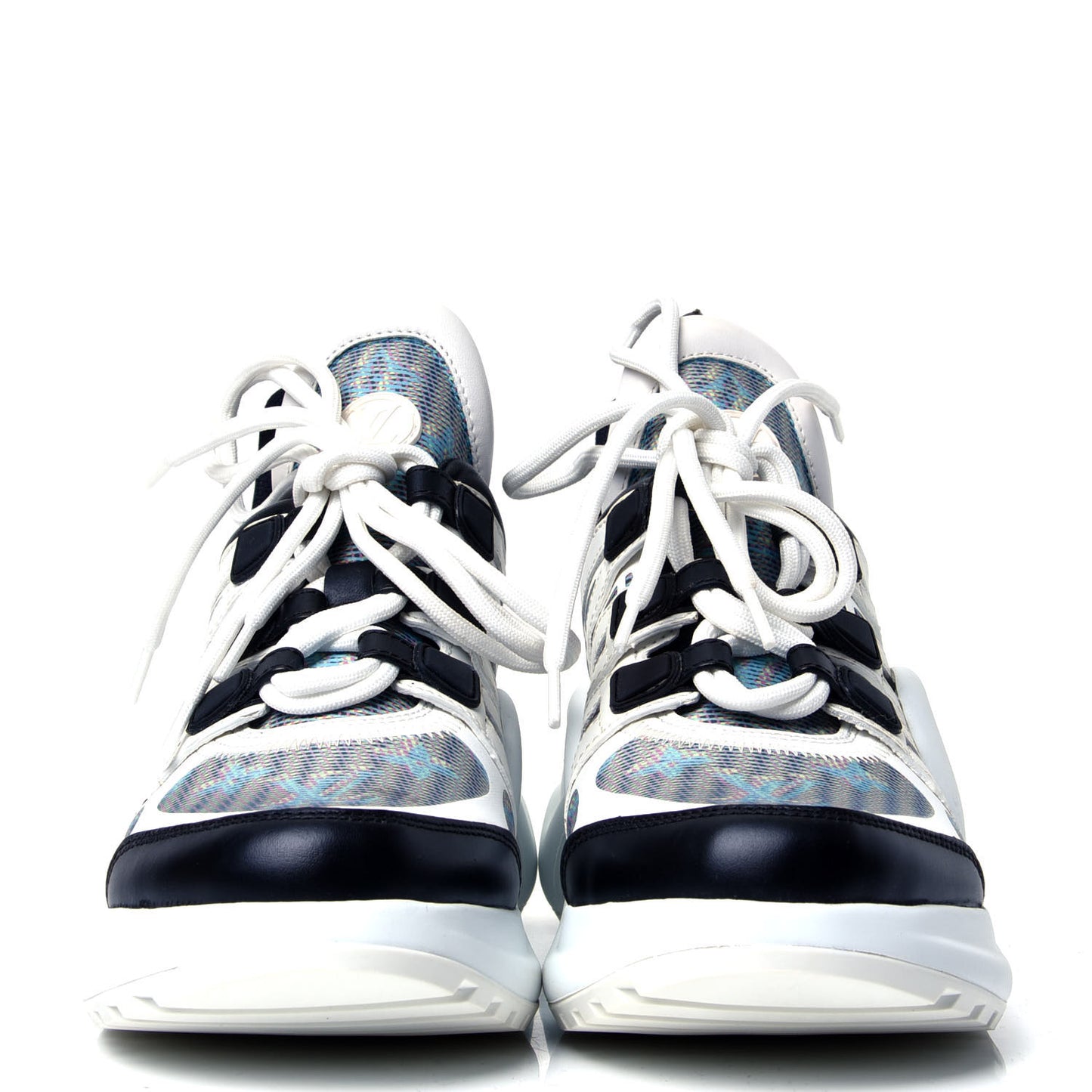 Calfskin Nylon LV Pop Archlight Sneaker 36 Blue