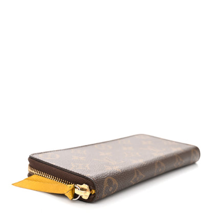 Louis Vuitton Monogram Clemence Wallet Acid Yellow 4 of 8