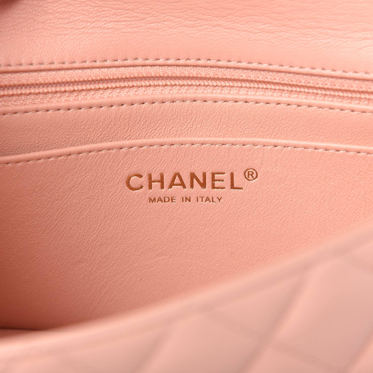 Chanel Lambskin Quilted Mini Rectangular Flap Light Pink 8 of 11