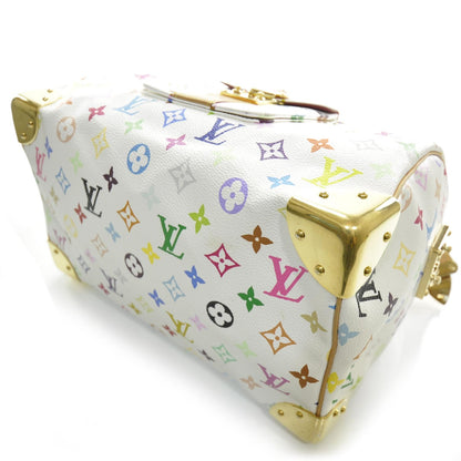 Louis Vuitton Monogram Multicolor Speedy 30 White 5 of 10