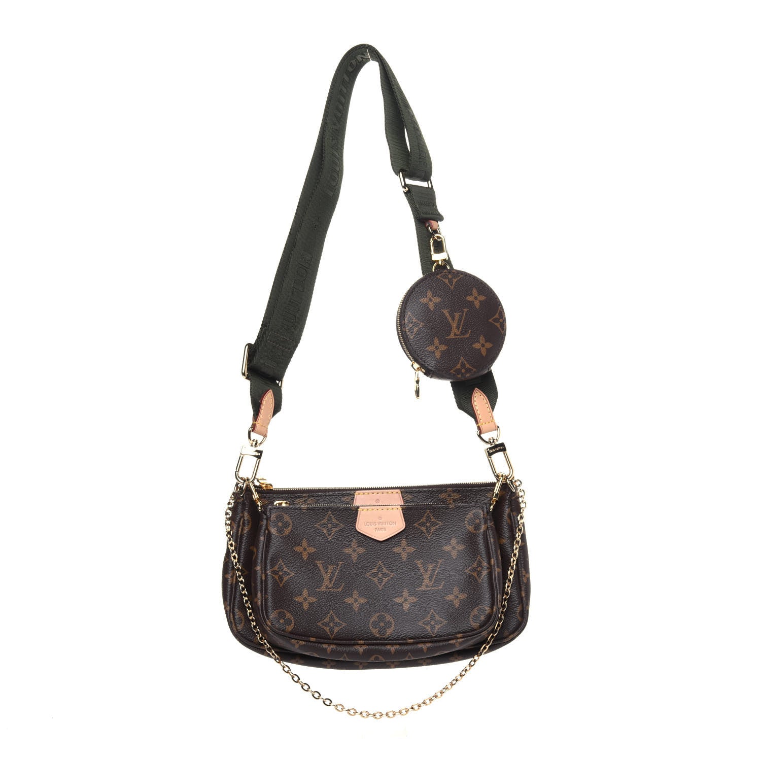 Louis Vuitton Monogram Multi Pochette Accessories Kaki 1 of 15