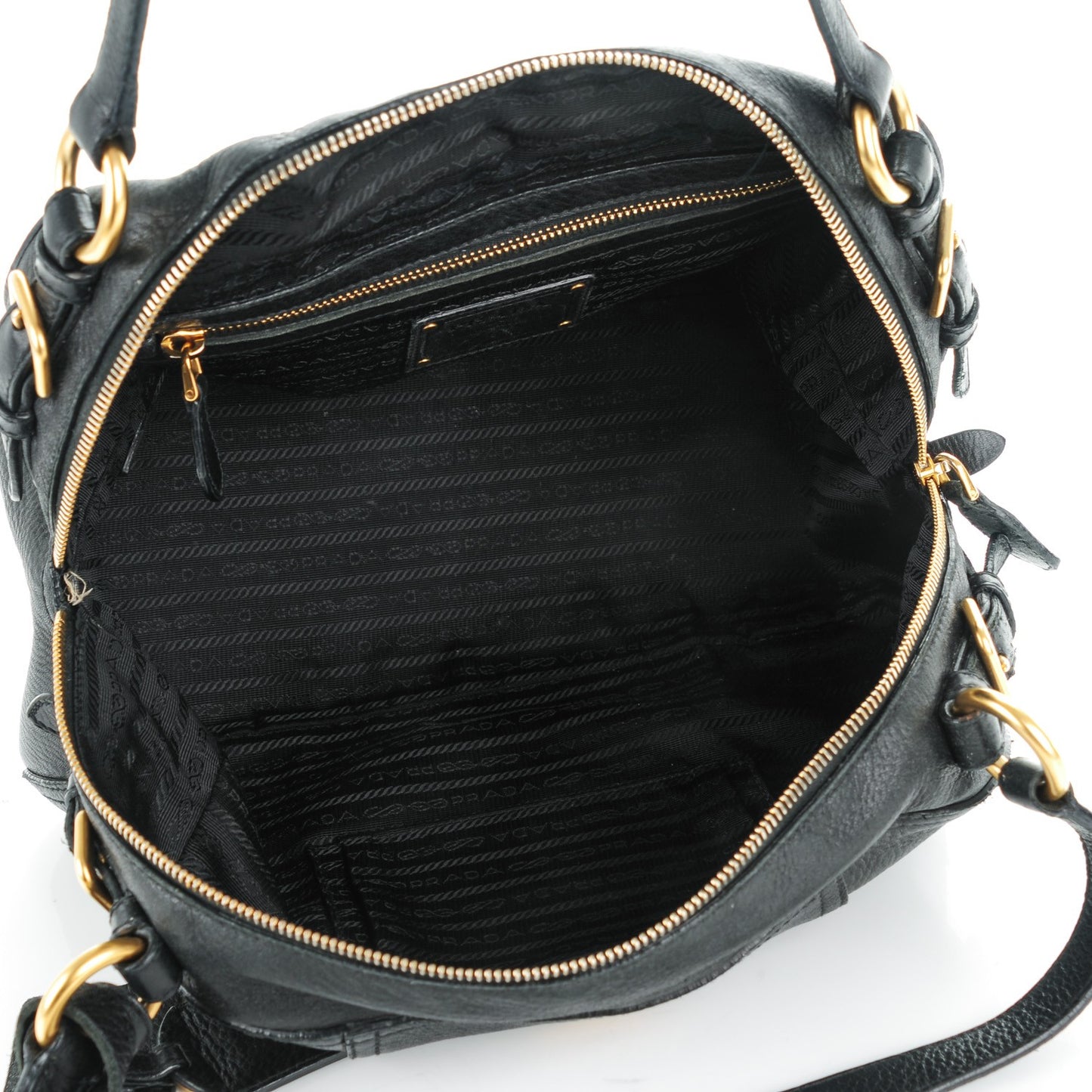 Deerskin Shoulder Bag Black