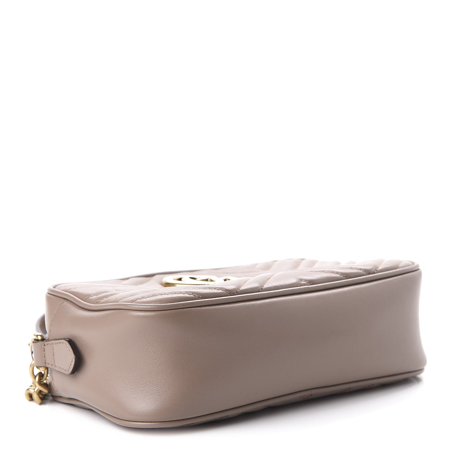 Gucci Calfskin Matelasse Small GG Marmont Chain Shoulder Bag Porcelain Rose 4 of 10