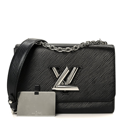 Louis Vuitton Epi Twist Shoulder Bag MM Black 2 of 10
