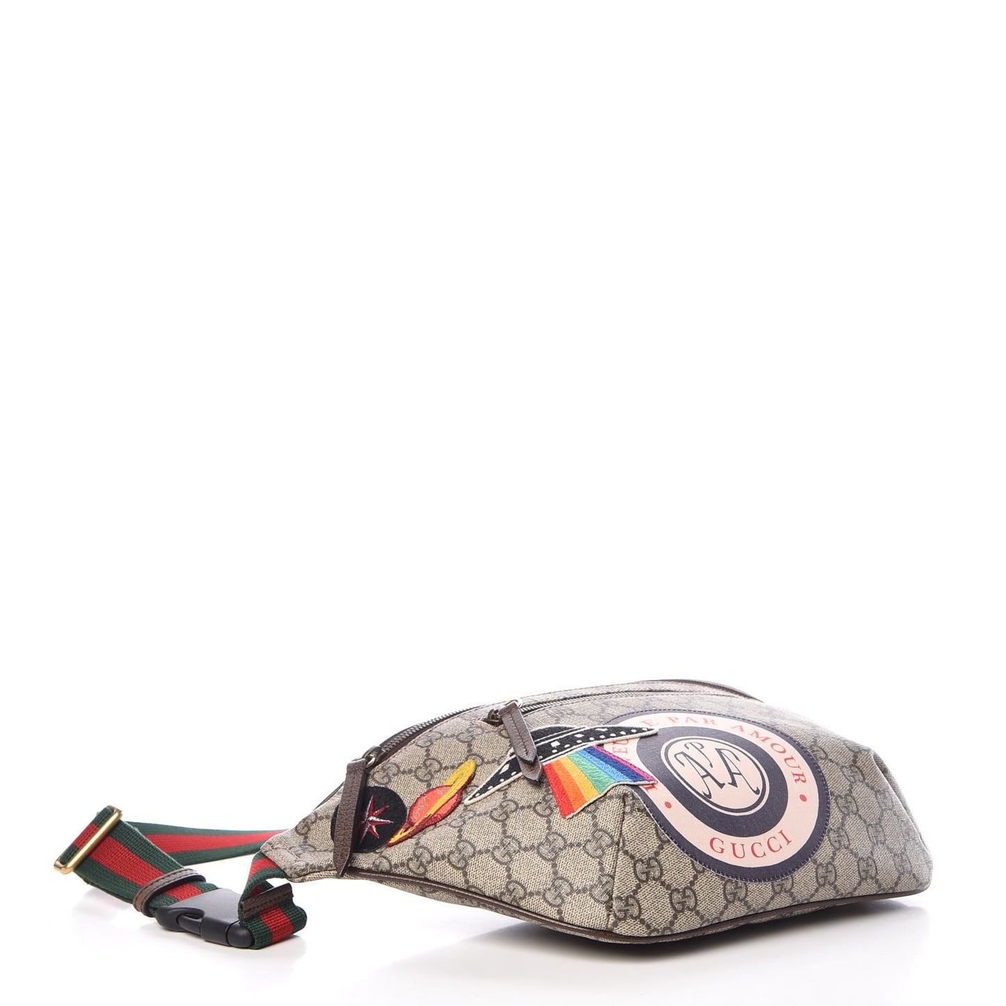 GG Supreme Monogram Courrier Belt Bag Beige New Acero