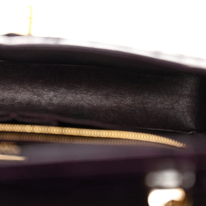 Chanel Alligator Medium Double Flap Purple 12 of 22