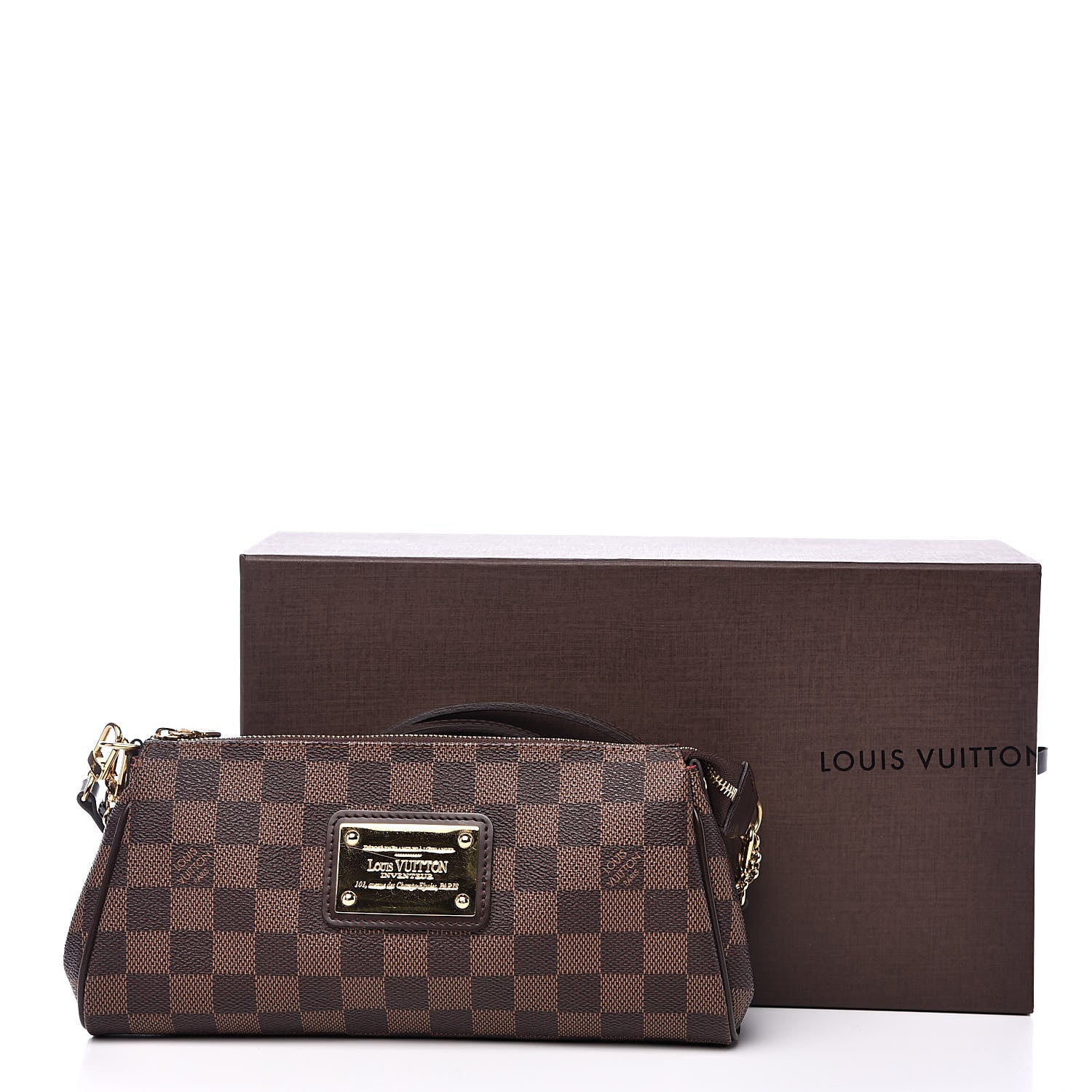 Louis Vuitton Damier Ebene Eva Clutch 10 of 10
