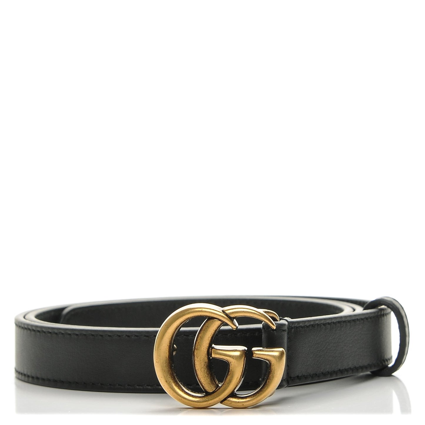 Calfskin Double G 20mm Belt 85 34 Black