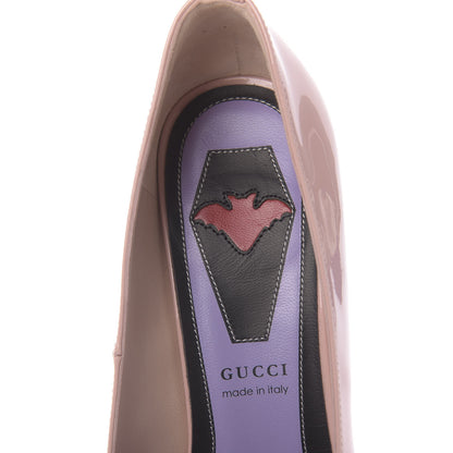 Gucci Patent GG Bow Sadie Spike High Heel Pumps 37 Perfect Pink 7 of 10