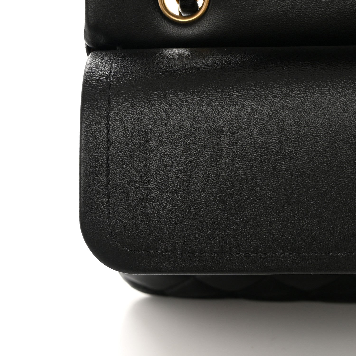 Chanel Lambskin Quilted Medium Double Flap Black 11 of 16