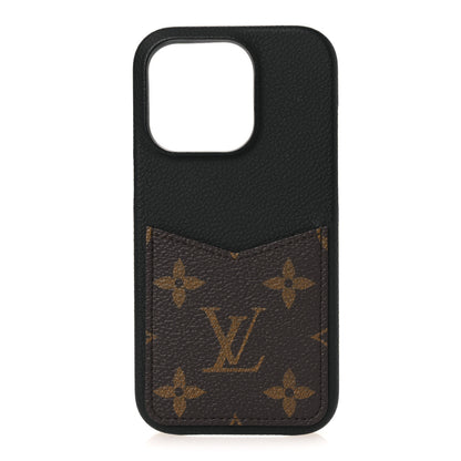 Louis Vuitton Monogram Pallas iPhone 14 Pro Max Bumper Black 1 of 7