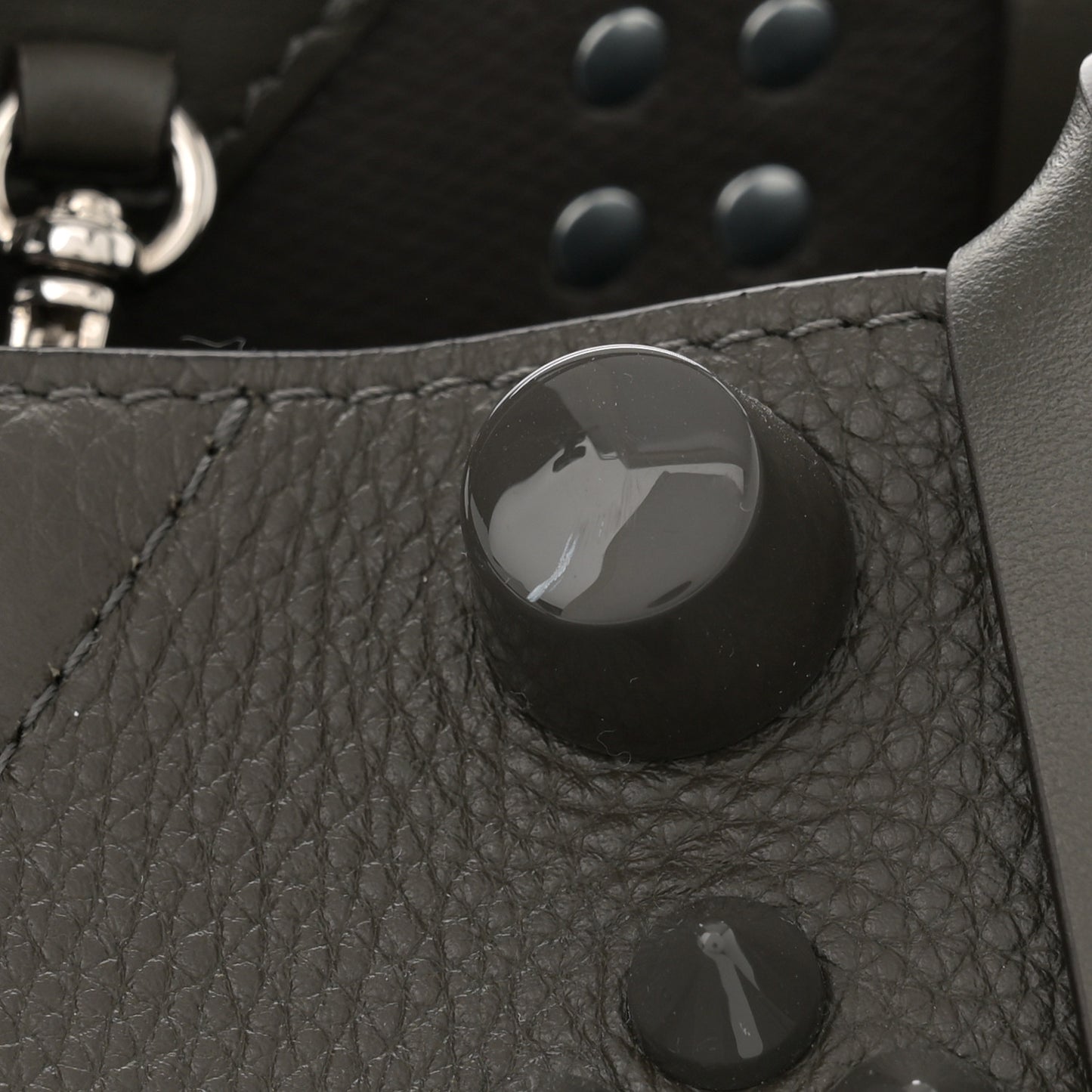 Calfskin Empire Spike Studded Small Cabachic Tote Rocket
