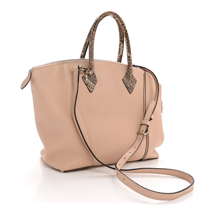 Louis Vuitton Veau Cachemire Snakeskin Soft Lockit PM Magnolia 3 of 13
