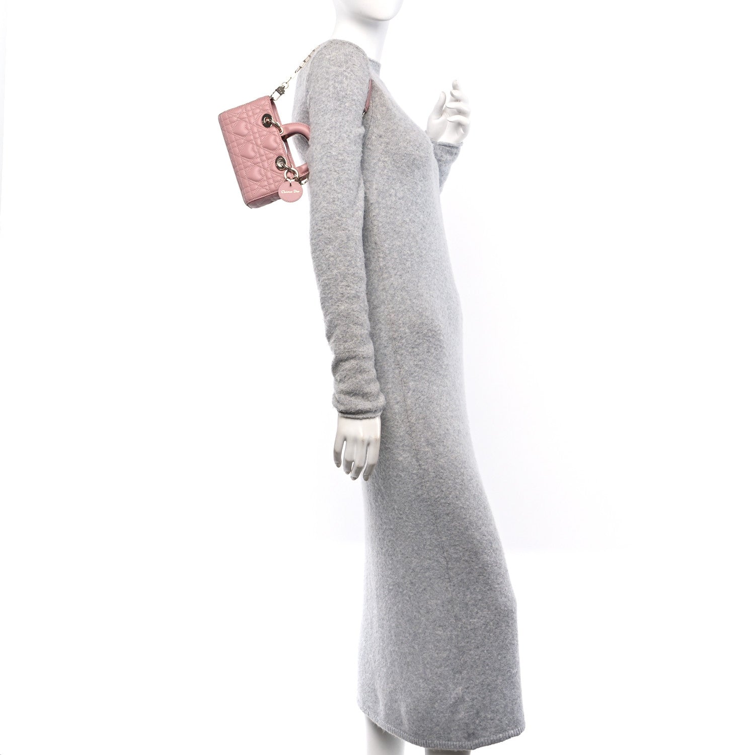 Christian Dior Lambskin Cannage Dioramour Micro Lady D-Joy Melacoton 2 of 11