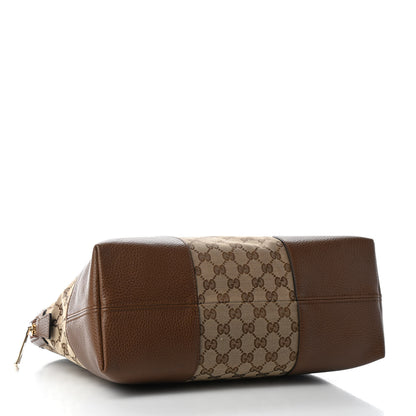 Gucci Monogram Medium Bree Shoulder Bag Beige Tabacco 4 of 9