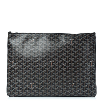 Goyard Goyardine Senat Pochette GM Black 1 of 8