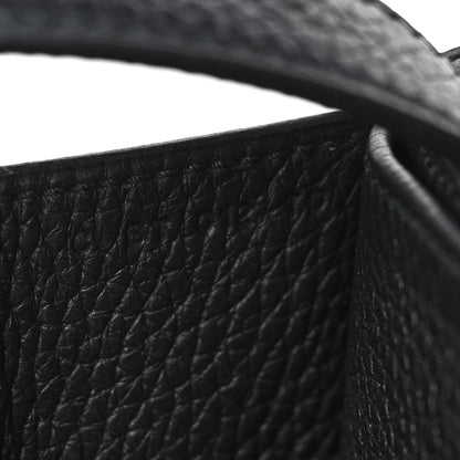 Hermes Taurillon Clemence Halzan 31 GM Black 7 of 10