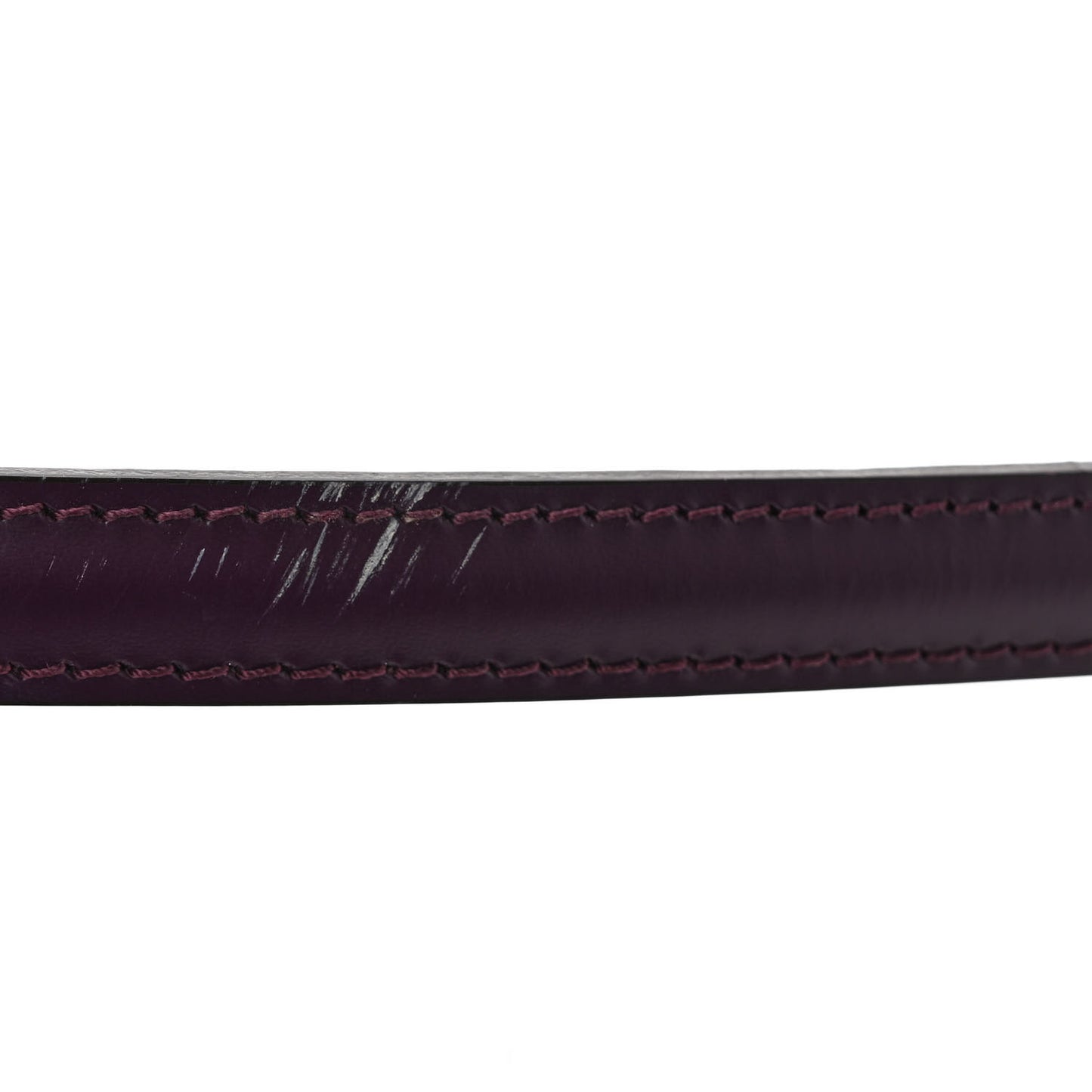Calfskin 16mm Adjustable Shoulder Strap Cassis