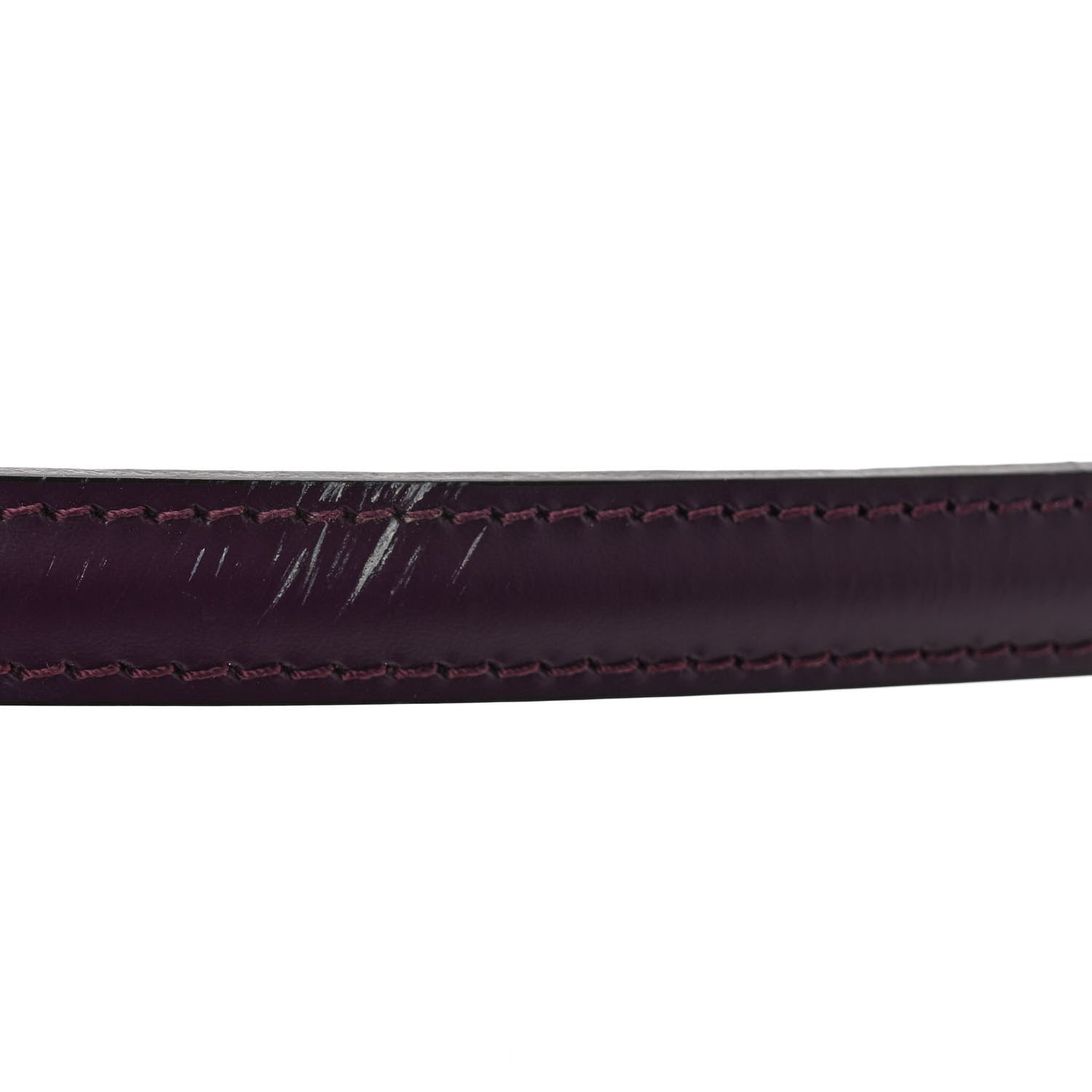 Louis Vuitton Calfskin 16mm Adjustable Shoulder Strap Cassis 3 of 4