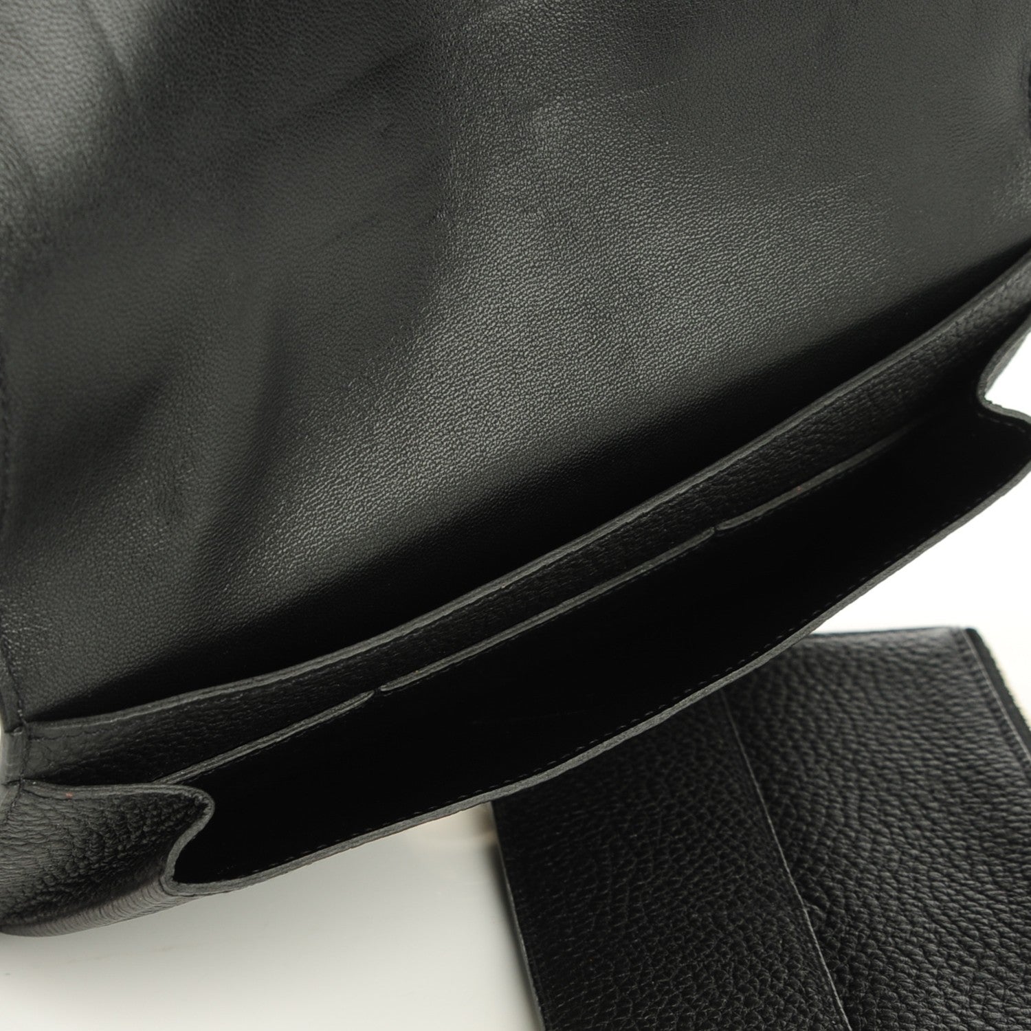 Hermes Togo Dogon Duo Wallet Black 5 of 9