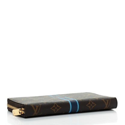 Louis Vuitton Monogram My LV Heritage Zippy Organizer Wallet Bleu Marine Bleu Clair 3 of 6