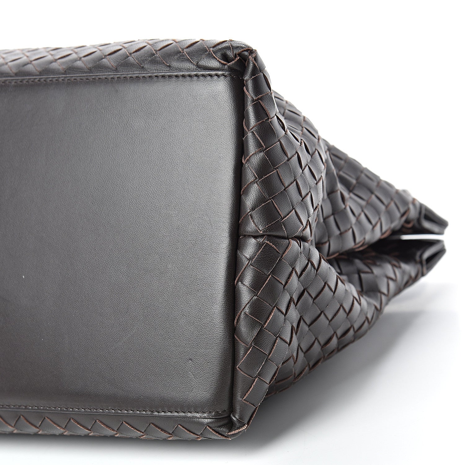 Bottega Veneta Nappa Intrecciato Large Top Handle Tote Ebano 9 of 13