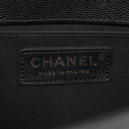 Chanel Caviar Quilted Medium Boy Flap Black 6 of 15