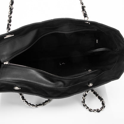 Chanel Calfskin Quilted Large In The Business Tote Black 5 of 7