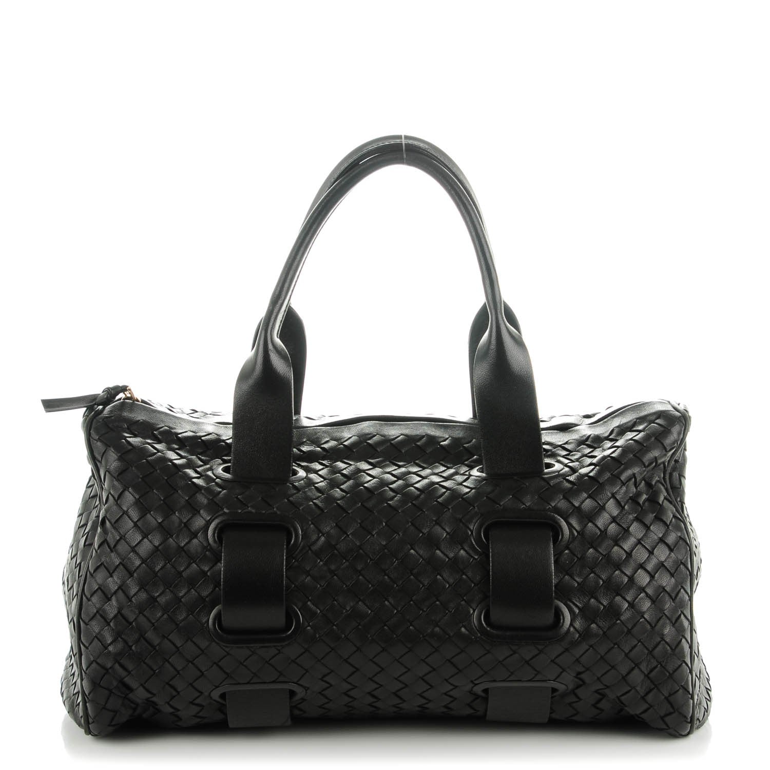 Bottega Veneta Nappa Intrecciato Satchel Nero Black 1 of 9