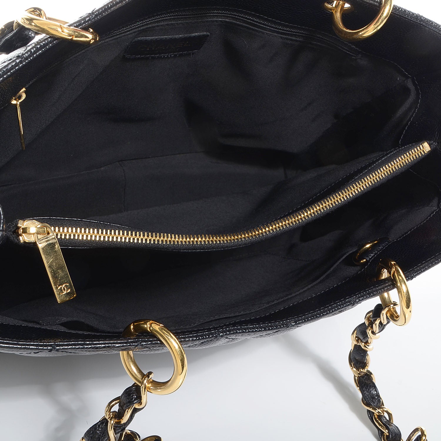 Chanel Caviar Grand Shopping Tote GST Black 5 of 7