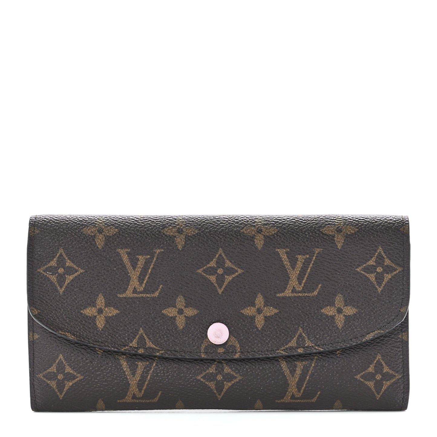 Monogram Emilie Wallet Rose Ballerine