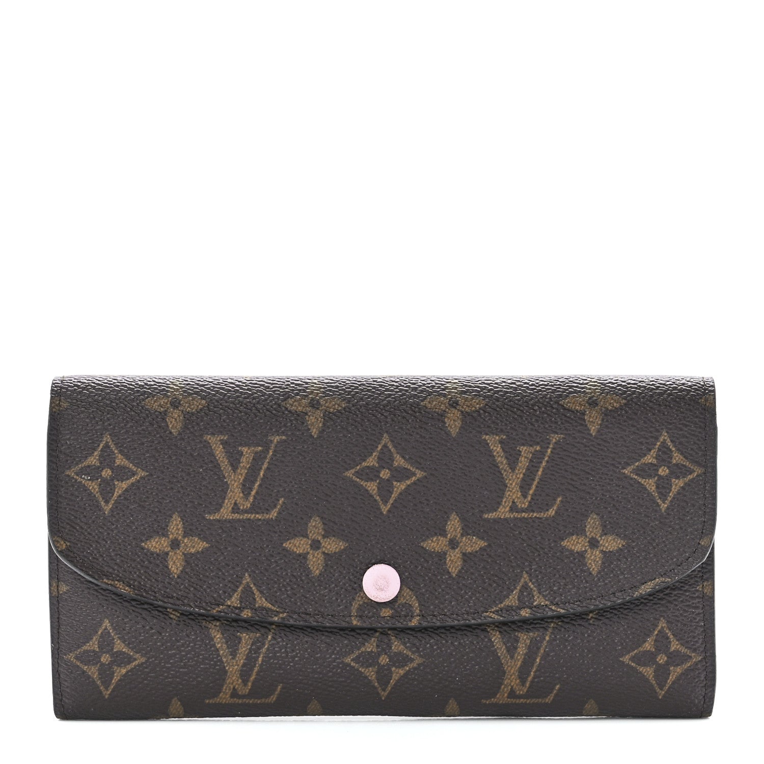 Louis Vuitton Monogram Emilie Wallet Rose Ballerine 1 of 10