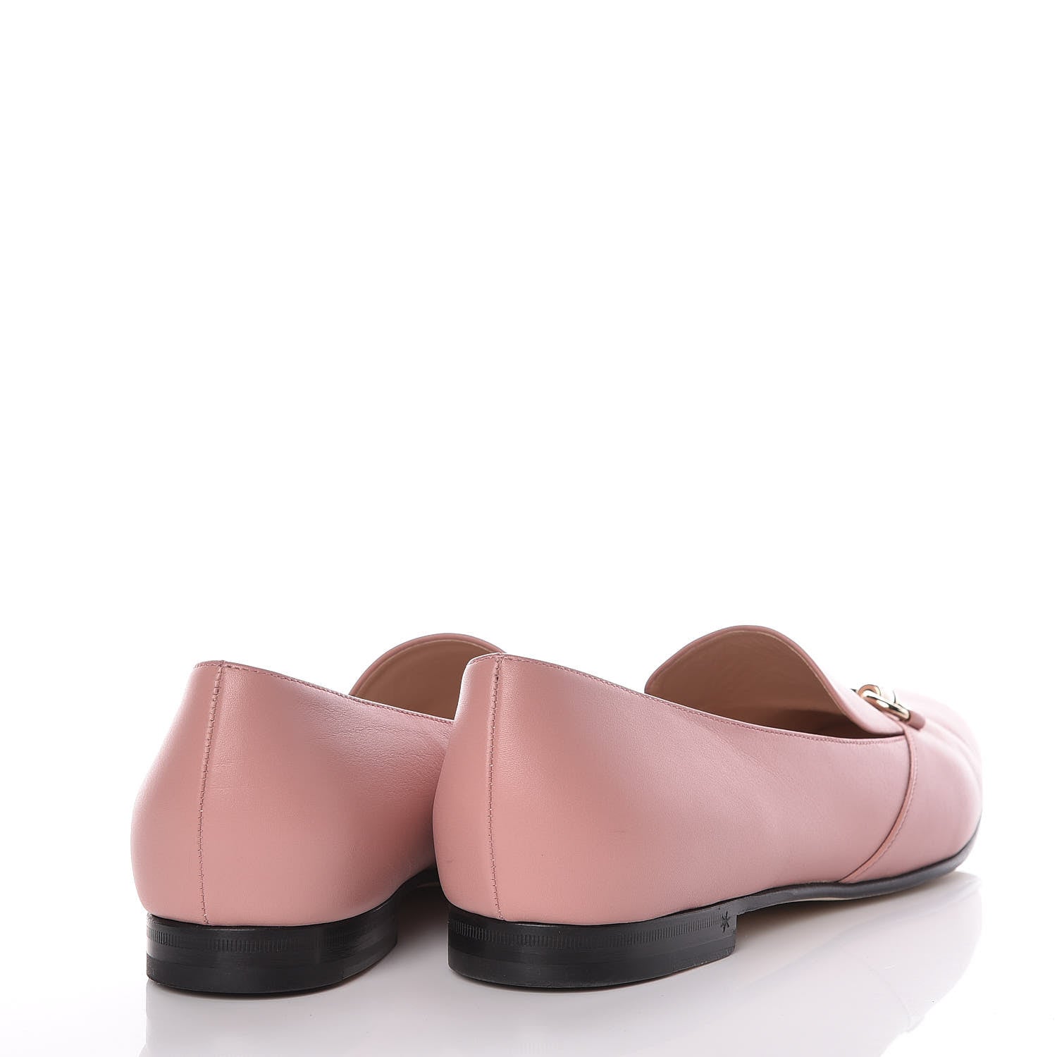 Gucci Calfskin Horsebit Loafers 39.5 Soft Pink 4 of 12
