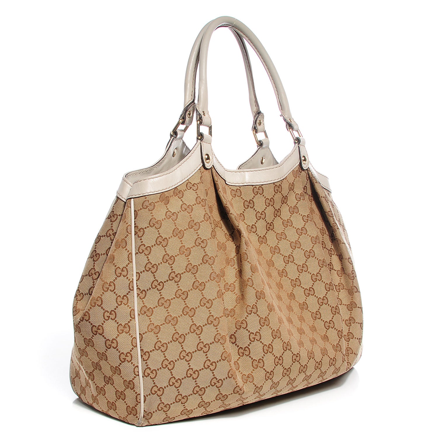 Gucci Monogram Large Sukey Tote Off White 3 of 9