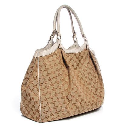 Gucci Monogram Large Sukey Tote Off White 3 of 9