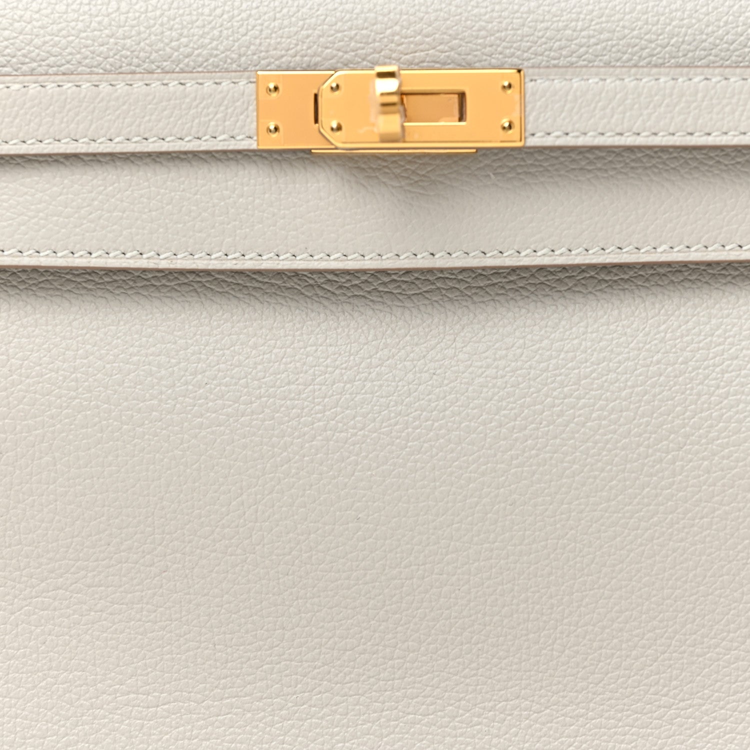 Hermes Evercolor Kelly Danse II Belt Bag Gris Perle 9 of 15