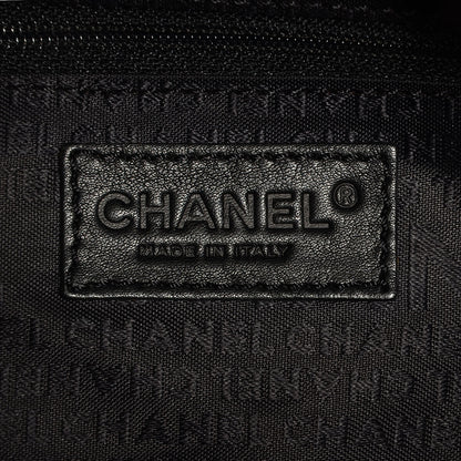 Chanel Caviar Square Stitched Medium Tote Black 6 of 8