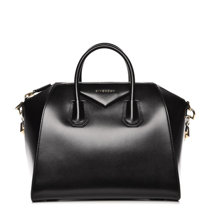 Givenchy Shiny Lord Calfskin Medium Antigona Black 1 of 11
