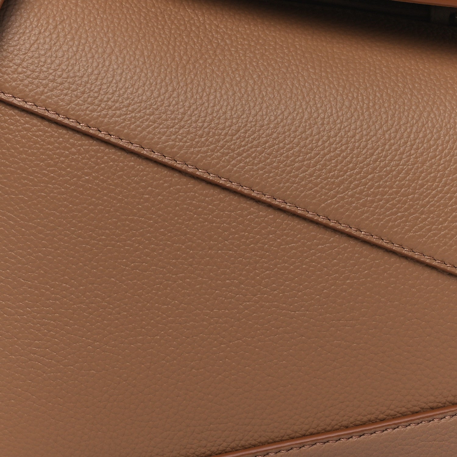 Loewe Grained Calfskin Small Puzzle Edge Bag Toffee 7 of 10