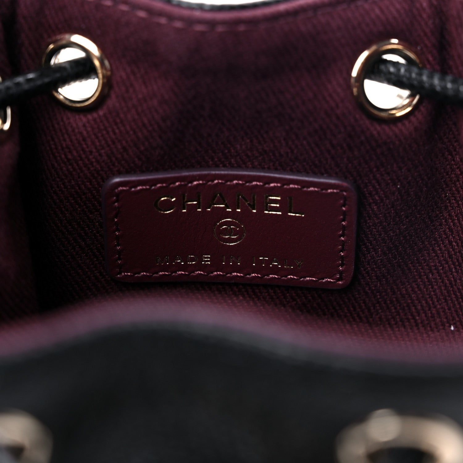 Chanel Caviar Quilted Mini CC Pocket Bucket Bag Black 5 of 9