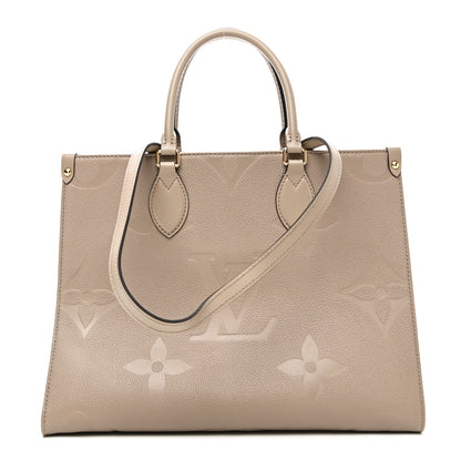 Louis Vuitton Empreinte Monogram Giant Onthego MM Tourterelle 1 of 9