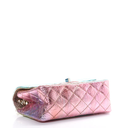Chanel Metallic Goatskin Quilted Mini 2.55 Reissue Flap Multicolor 3 of 8
